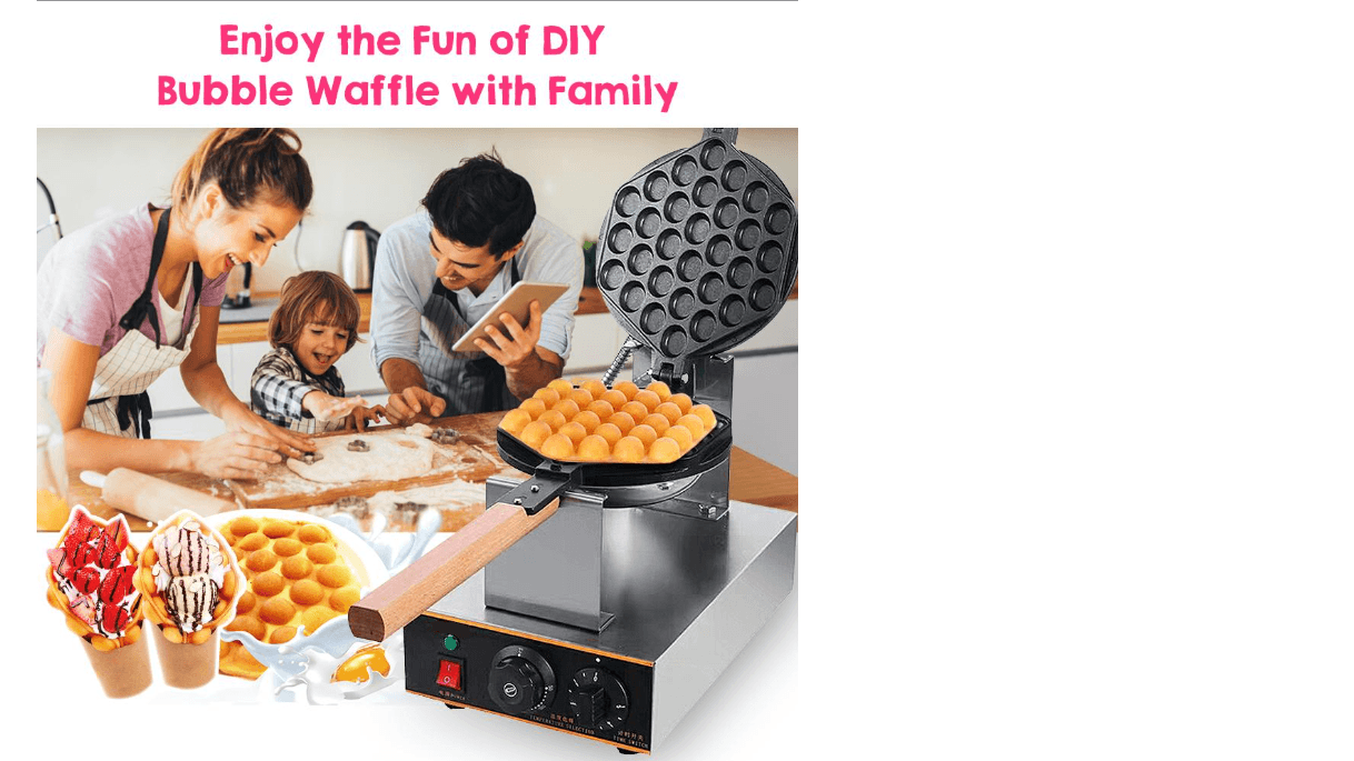 BUBBLE WAFFLE MAKER