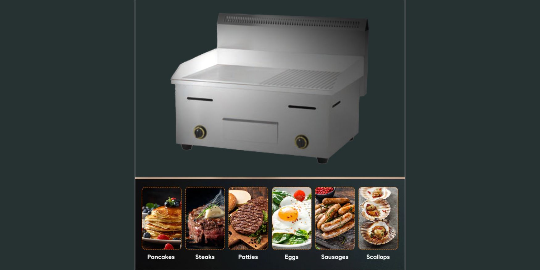 Gas Countertop Griddle